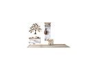 Wanddekoobjekt HEINE HOME, braun (braun, terra), B:120cm H:106cm T:4cm, Wanddekoobjekte
