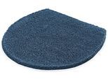 WC-Deckelbezug KLEINE WOLKE "Soft" Gr. 51, blau, H:20mm, Kunstfaser, Badematten, Uni Farben, waschbar