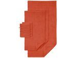 Handtuch WÄSCHEPUR, orange, B:50cm L:100cm, 100% Baumwolle, Handtücher