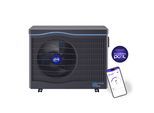 Pool-Wärmepumpe GRE "HPGIC75", schwarz, B:38,3cm H:64,8cm L:85,8cm, Kunststoff, Polyvinylchlorid (PVC), Wärmepumpen, Inverter Wärmepumpe, Für Pools bis zu 75 m³