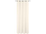 Vorhang WIRTH "Newbury", beige (creme), B:130cm H:305cm, Baumwolle, Polyester, Gardinen, nach Maß