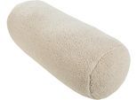 Nackenrolle DONE. "Soul", beige (summer sand), B:22cm H:22cm L:50cm, Polyester, Funktionskissen, Nackenrolle, Aus weichem Teddy-Plüsch mit Reißverschluss