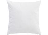 Kunstfaserkopfkissen SCHLAFGUT "Pure Kissen", weiß, B:40cm L:40cm, Bezug: 100% Baumwolle. Füllung: 100% Polyester, Kopfkissen, Anschmiegsames Schlafgefühl dank leichter Super-Fill-Füllung