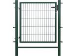 Zauneinzeltür GARDEN 'N' MORE "Einzeltor Easy", grün, B:100cm H:100cm, Stahl, Tore, 103 cm hoch, grün