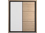 Kleiderschrank GAMI "Kleiderschrank 2 Türen, Kinderkleiderschrank", braun (kastanie natur), B:191cm H:220cm T:63cm, Holzwerkstoff, Schränke, Kleiderschrank, In 2 Farben erhältlich