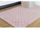 Teppich PADIRO "Imala 125", rosa, B:120cm H:30mm L:160cm, Polyester, Teppiche, Teppich, Besonders weiche Haptik, flauschig, geprägtes Muster