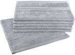 Gästehandtücher DYCKHOFF "Siena", silber, B:30cm L:50cm, Frottier, Obermaterial: 100% Baumwolle, Handtücher, mit Bordüre