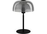 EGLO Tischleuchte "SOLO 2", schwarz (schwarz, transparent), Ø 26 H: 41,5cm, 1 Stk., Leuchten, Tischleuchte, H41,5 x Ø26 cm, 1X40W exkl., Tischleuchte