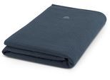 Duschtuch ROSS "Waffelpique", blau (nachtblau), B:70cm L:140cm, Frottier, Baumwolle, Handtücher, 100% Baumwolle