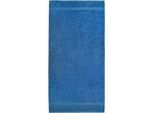 Duschtuch DYCKHOFF "Planet", blau, B:70cm L:140cm, Walkfrottier, Obermaterial: 100% Baumwolle, Handtücher