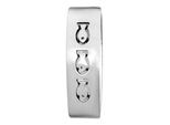 Kettenanhänger OSTSEE-SCHMUCK "Ostsee-Schmuck Anhänger Gleiter-Fisch Anhänger Gleiter-Fisch", weiß, Schmuckanhänger, Damen, 38x12mm, Silber 925 (Sterlingsilber), 14,1 g, Kettenanhänger