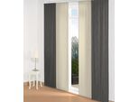 Schiebegardine WIRTH "Sepino" Gr. 4, grau, B:60cm H:245cm, Jacquard, Baumwolle, Polyester, Gardinen