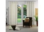 Vorhang WIRTH "Dangard" Gr. 3, beige (natur), B:135cm H:225cm, Polyacryl, Polyester, Gardinen