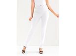 Webhose CLASSIC BASICS, Damen, Gr. 24, Kurzgrößen, weiß, 72% Viskose, 25% Polyamid, 3% Elasthan, unifarben, lang, Hosen, Topseller