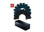 Businesssocken H.I.S, Herren, Gr. 39-42, blau (10x schwarz, 10x marine), Baumwolle, Elasthan, Polyamid, unifarben, elastisch, Socken, in der Big-Box