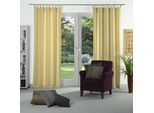 Vorhang WIRTH "Niederau" Gr. 1, gold (goldfarben), B:132cm H:145cm, Jacquard, Polyacryl, Polyester, Gardinen