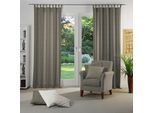 Vorhang WIRTH "Torbole" Gr. 2, lila, B:132cm H:145cm, Jacquard, Baumwolle, Polyester, Gardinen