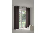 Vorhang WIRTH "RICCIA" Gr. 2, lila (braun, lila), B:132cm H:180cm, Jacquard, Obermaterial: 75% Polyester, 25% Baumwolle, Gardinen