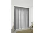 Vorhang WIRTH "Felsted" Gr. 4, grau, B:132cm H:245cm, Jacquard, Polyester, Gardinen