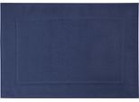 Badematte FRAMSOHN FROTTIER "Uni Basic Hotelmatte" Gr. 4, blau (jeansblau), H:11mm, Baumwolle, Badematten, Badematte, große Farbpalette, Hergestellt in Österreich, Badezimmerteppich