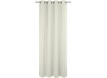 Vorhang WIRTH "Berwick" Gr. 3, grau, B:132cm H:225cm, Jacquard, Baumwolle, Polyester, Gardinen