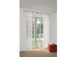 Gardine WIRTH "7227" Gr. 11, orange (terrakotta), B:450cm H:175cm, Polyester, Gardinen, Gardine, Store
