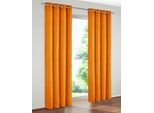 Vorhang WIRTH "Holmsund 288g/qm" Gr. 9, orange (blutorange), B:172cm H:200cm, Chenille, Polyacryl, Gardinen