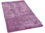 Badematte TOM TAILOR HOME "Soft Bath" Gr. 3, lila, H:27mm, Kunstfaser, Badematten, Badematte, Badteppich, Uni Farben, rechteckig & quadratisch erhältlich