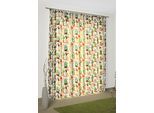 Vorhang WIRTH "Oakham" Gr. 4, orange (terrakotta, natur), B:130cm H:245cm, Polyester, Gardinen