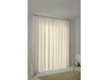 Vorhang WIRTH "Toco-Karo" Gr. 11, beige, B:132cm H:200cm, Chenille, Polyacryl, Gardinen