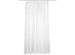 Gardine HEINE HOME Gr. 1, weiß, B:250cm H:120cm, Polyester, Gardinen, Gardine