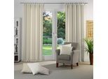 Vorhang WIRTH "Torbole" Gr. 3, braun (dunkelbraun), B:132cm H:175cm, Jacquard, Baumwolle, Polyester, Gardinen