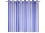 Gardine WIRTH "Eloise" Gr. 20, blau, B:600cm H:245cm, Polyester, Gardinen, Gardine, Store