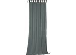 Vorhang WIRTH "Torbole" Gr. 4, blau (petrol), B:132cm H:225cm, Jacquard, Baumwolle, Polyester, Gardinen