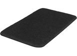 Badematte KLEINE WOLKE "Meadow" Gr. 4, grau (schiefer), H:30mm, Polyester, Badematten, Badematte, Badteppich, Uni Farben