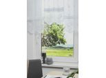Scheibengardine STICKEREIEN PLAUEN "Kiara" Gr. 1, orange (terrakotta), B:95cm H:95cm, Voile, Polyester, Gardinen