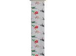 Schiebegardine WIRTH "Planes Delta" Gr. 4, grau (hellgrau), B:60cm H:245cm, Satin, Polyester, Gardinen, Disney
