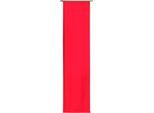 Schiebegardine WIRTH "Umea" Gr. 2, rot, B:60cm H:175cm, Jacquard, Polyester, Gardinen