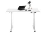 Schreibtisch MCA FURNITURE "Nakuru", weiß (weiß, weiß, weiß), B:120cm H:72cm T:60cm, Tische, elektrisch höhenverstellbar von 72-122 cm, Breite 120 cm