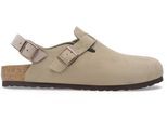 Birkenstock Sandalen - Gray Suede Sandals With Adjustable Strap - Gr. 44 (EU) - in Beige - für Damen