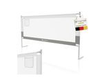 Juskys Baby Bettgitter Jaron 200 cm - höhenverstellbar, kombinierbar - Bett Rausfallschutz - Grau
