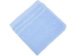 Seiftuch GÖZZE "Berlin", blau (bleu), B:30cm L:30cm, Frottier, Handtücher