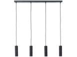 BRILLIANT Pendelleuchte "Marty", braun (sand schwarz), 4, 1 Stk., Leuchten, LED-Pendellampe, B: 92 cm, 4x 350 lm, 3000 K, Pendelleuchte