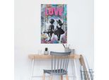 Poster REINDERS "Young Love", bunt (farbe bild(er): bunt), B:61cm H:91,5cm T:0,1cm, Holzwerkstoff, Bilder, Poster