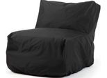 Sitzsack MAGMA HEIMTEX "Twist Schutzhülle", schwarz, B:90cm H:60cm, Polyester, Sitzsäcke