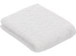 Badetuch VOSSEN "Fidelio", weiß, B:67cm L:140cm, Walkfrottier, Obermaterial: 100% Baumwolle, Handtücher, Badetuch