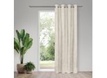 Vorhang GERSTER "Heika" Gr. 1, beige, B:145cm H:245cm, Polyester, Gardinen, SB-Ösenschal "Heika"