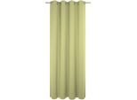 Vorhang ADAM "Uni Collection light", grün, B:142cm H:225cm, Baumwolle (Bio-Baumwolle), Gardinen, aus 100% Bio-Baumwolle