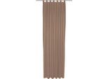 Vorhang ADAM "Uni Collection", braun, B:142cm H:355cm, Baumwolle (Bio-Baumwolle), Gardinen, Blickdichter aus 100% Bio-Baumwolle