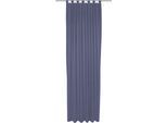 Vorhang ADAM "Uni Collection", blau (royalblau), B:142cm H:155cm, Baumwolle (Bio-Baumwolle), Gardinen, Blickdichter aus 100% Bio-Baumwolle
